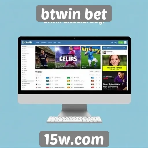 Análise da interface do site btwin bet
